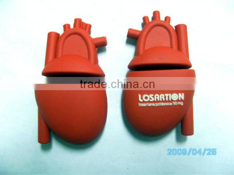 High Quality Cartoon USB Flash Drive with USB 2.0 PVC 128mb to 64GB Special USB Flash Disk