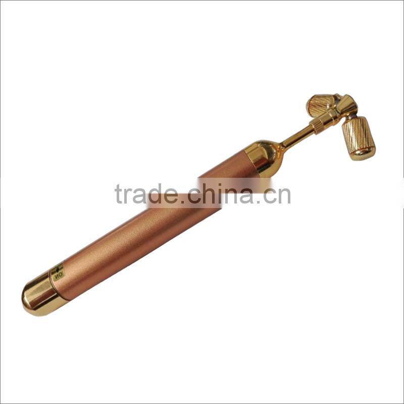 Handheld Y Shape Solar Energy Face Massager trade assurance supplier face massager machine 24k gold bar