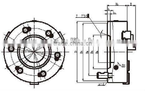 Short conical chuck series D
