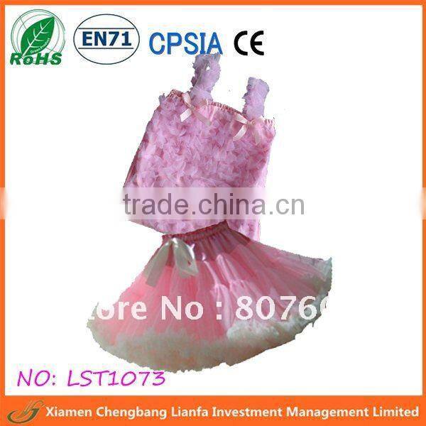 Halloween toddler tutu sets with wing orange Hallowmas witch costume dress kids nylon chiffon tutu skirts girls performance wear