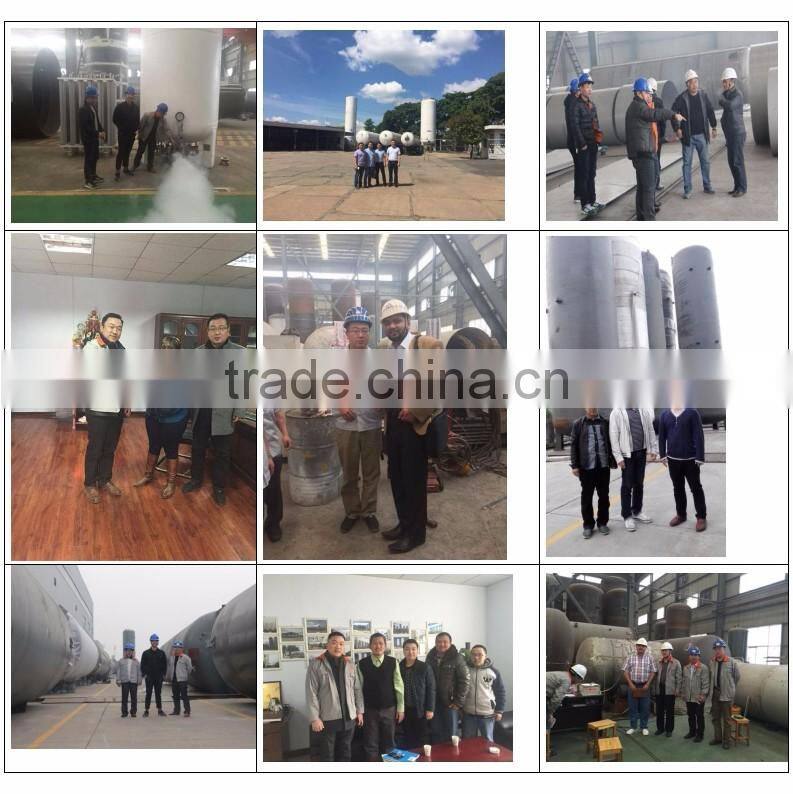 cylindrical Perlite insulation used for storage cryo tank