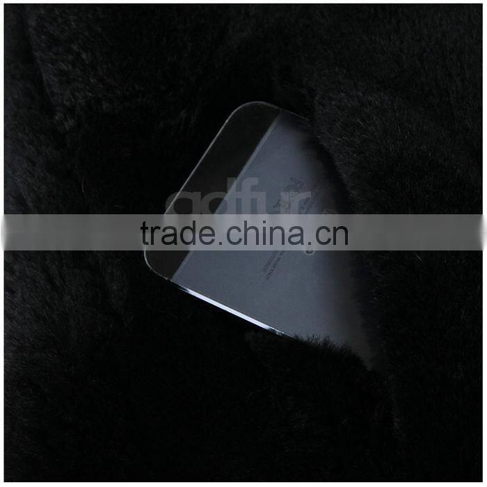 QD22082 Real Rex Rabbit Fur Jacket Winter