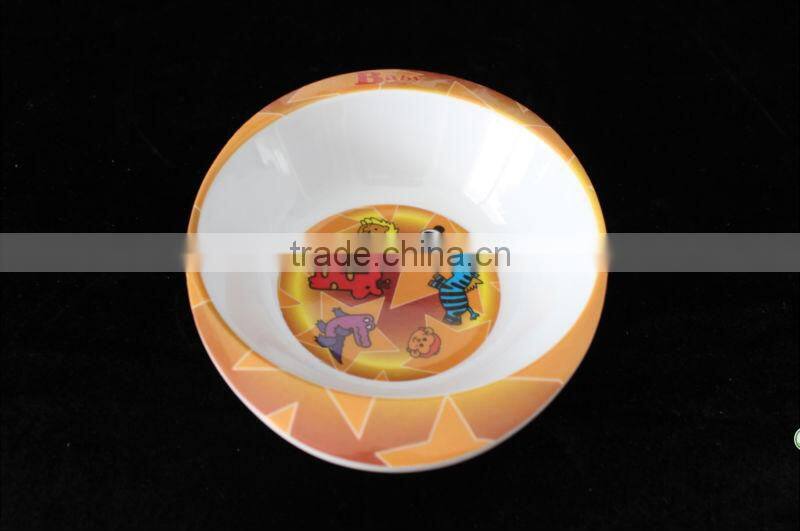 cartoon baby melamine bowl