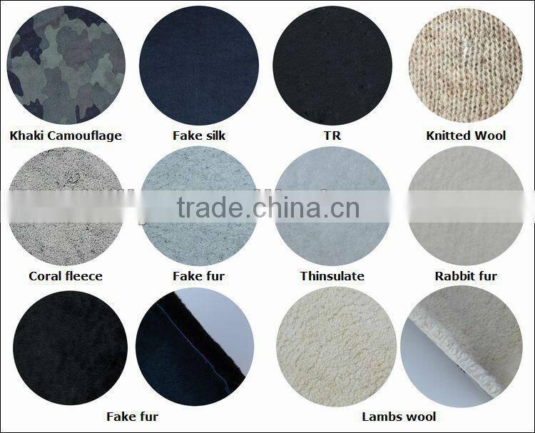 stretching soft warm woolen gloves with embelish