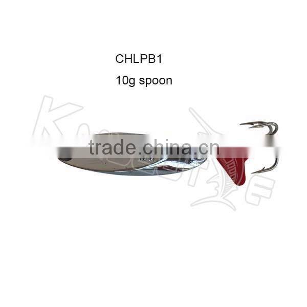 FOB or CIF price CHLPB1 metal blade high quality bass fishing spoon lures