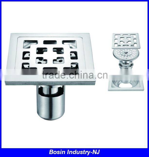 SUS 201, 304 stainless steel rectangular floor drain