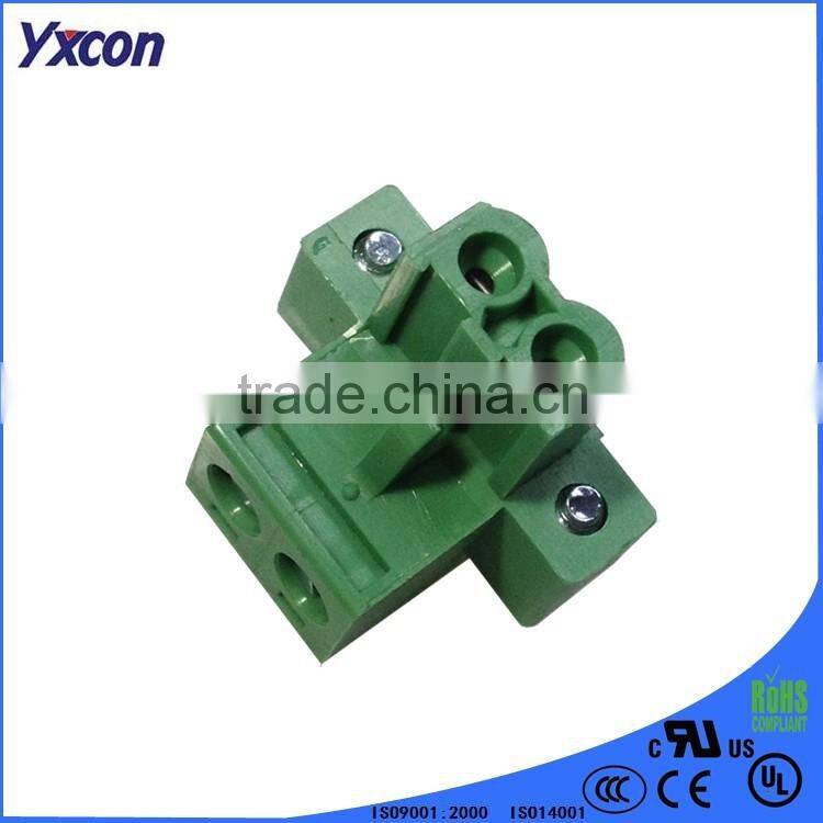 three poles green color wire to board connector Terminal Block