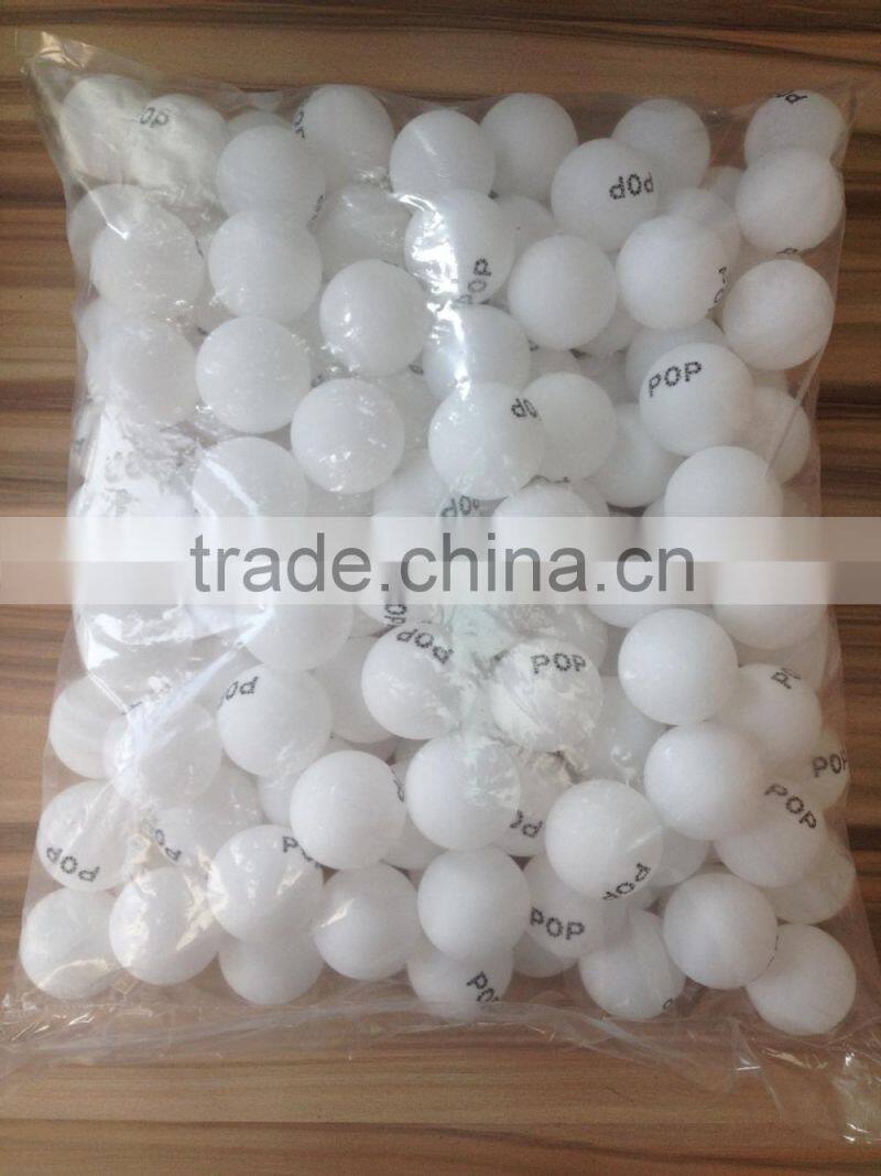 PP Plastic bulk packing 40mm seamless pingpong ball with customized logo printing