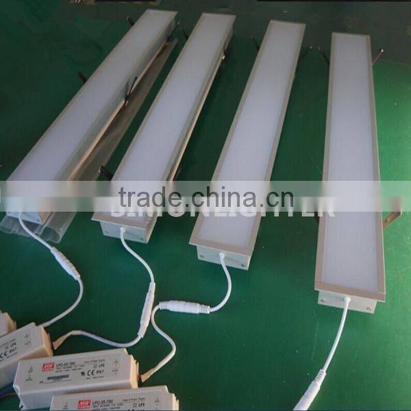 Aluminum LED strip light profile/channel track/housing/mounting AL profile/shapes/Linear profile,LED flooring light