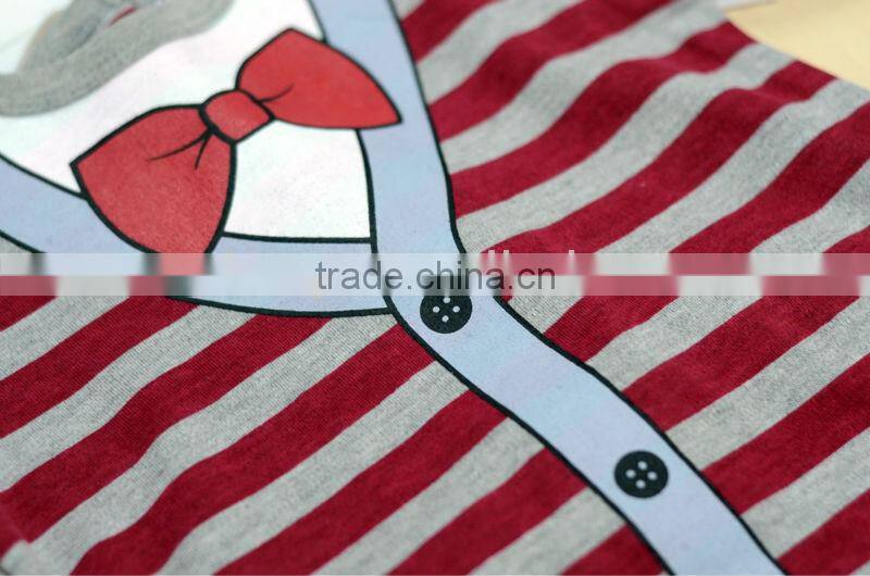 100% Cotton Newborn Elegant Baby Clothing Gift Set Red Pinstripe Suit Infant Boys Clothing "11"