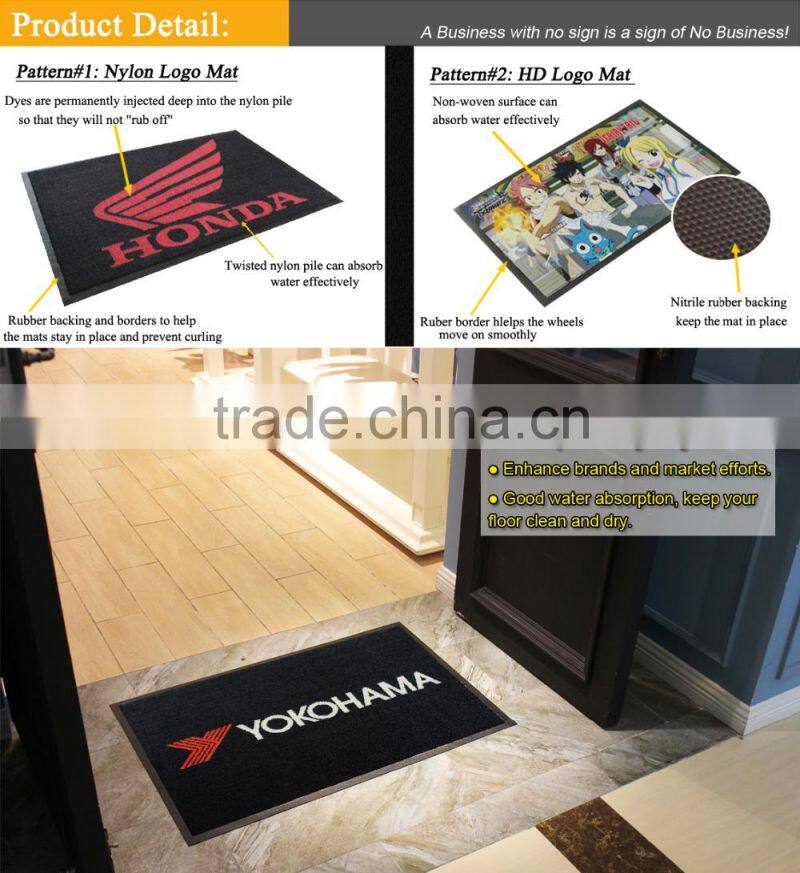 Door Mat With Tire Logo