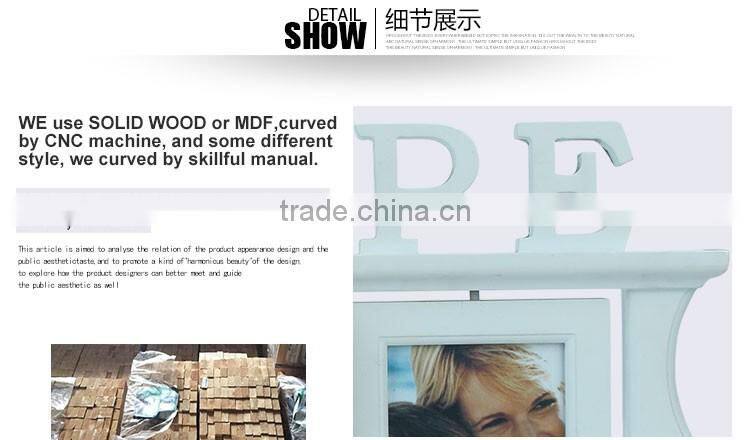 Double window shape bathroom MDF and wood material frames