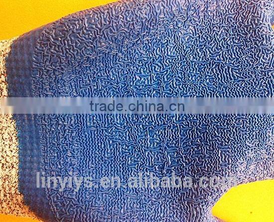 High quality cheap price level 5 cut resistant gloves, latex coated cut resistant gloves