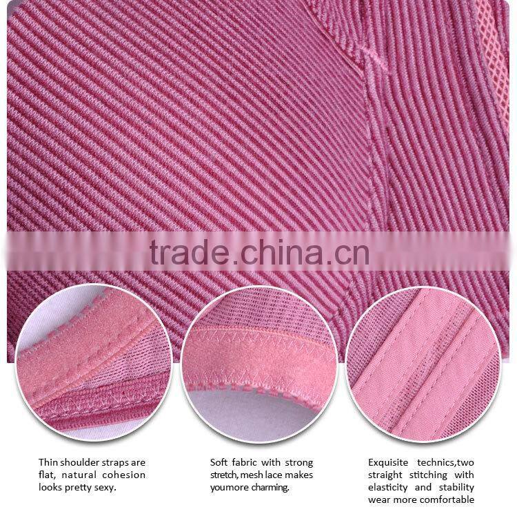 Hot Selling beauty Sweet Girl 3/4 Cup Hot Sex Women'S Sport Bra