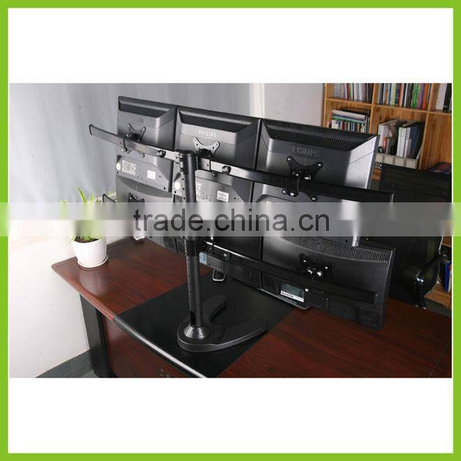 CURVE-H-STAND Desktop LCD Mount for Six Monitors