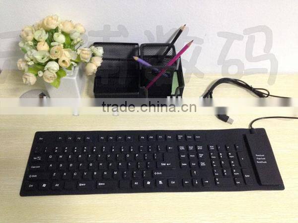 Waterproof foldable silicon keyboard, custom silicon keyboard, silicon keyboard