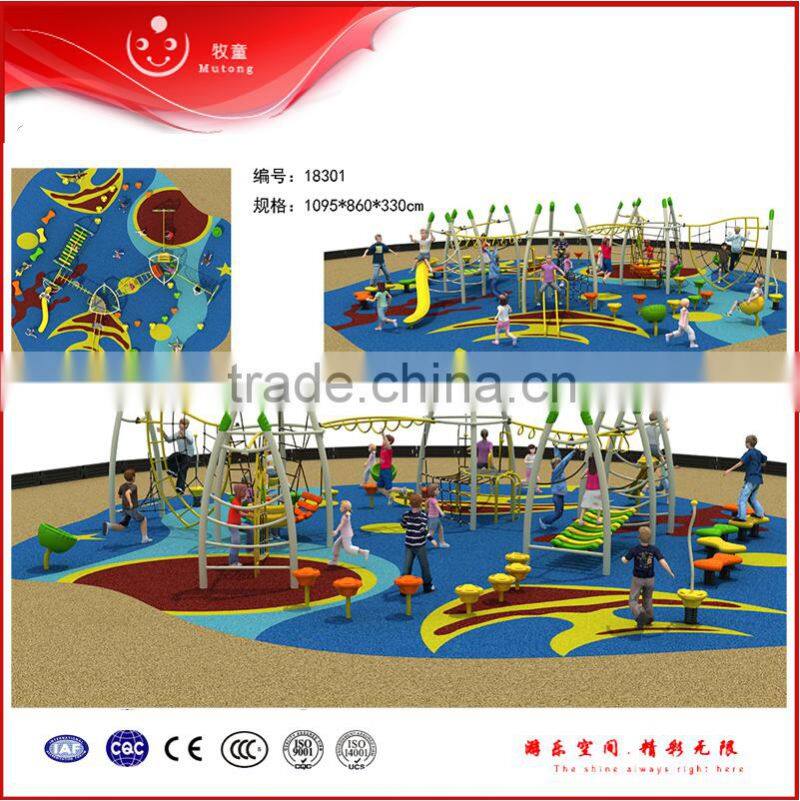 New Design Outdoor Kids Rope Course Adventure Park For Sale