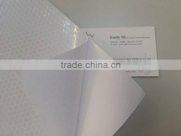 Reflective sticker banner, self adhesive vinyl