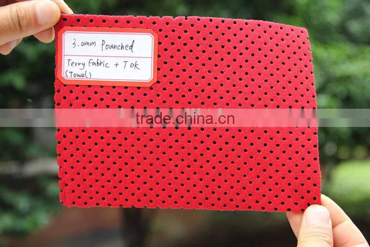 2.5mm Neoprene Sheet Perforated before lamination with double side Nylon fabric