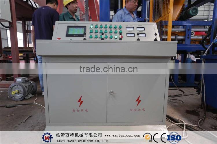 QT10-15 automatic cement block moulding machine