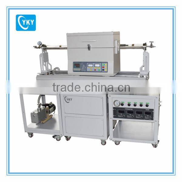 2014 CE certified single heating zone three way graphene growth system
