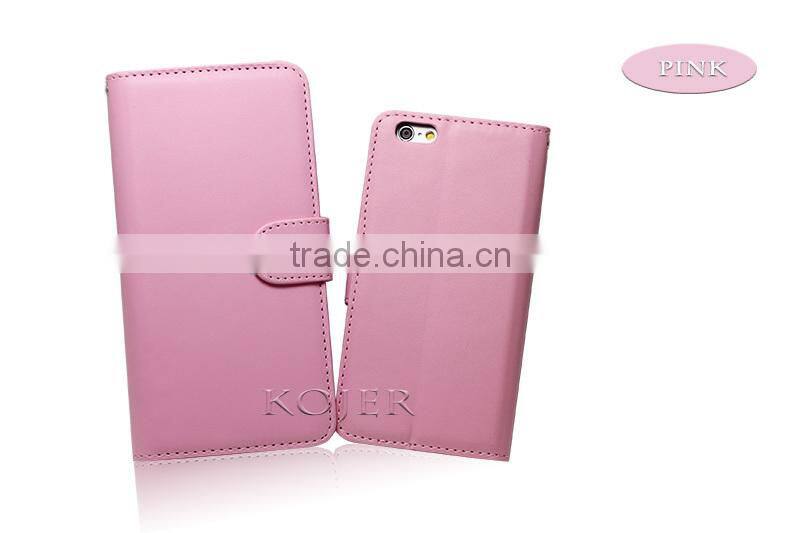 Hot PU lether phone case for iphone 6 case cover
