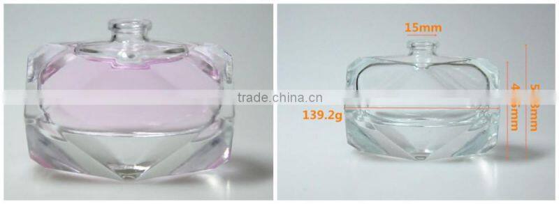 30ml Glass empty clear pump perfume bottles