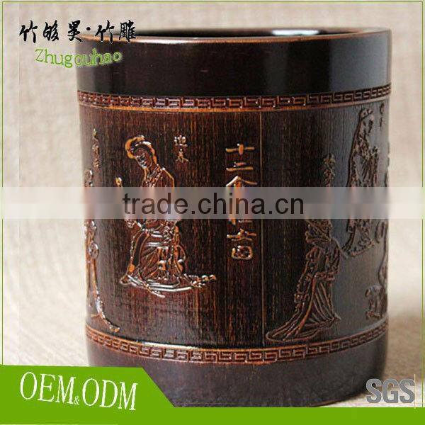 Business gift high quality bamboo tube for pen