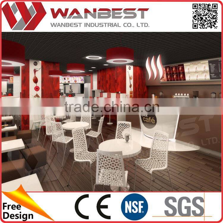 Best price hot sale marble u-shaped restaurant bar counter