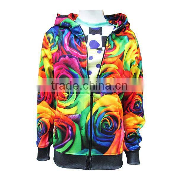 Custom100%Fleece Fabric Women's Sweatshirt Hoodies