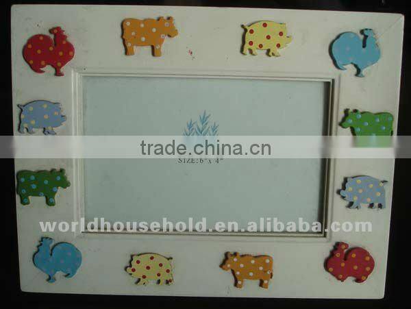 PF1085 animal zoo decorative wooden photo frame
