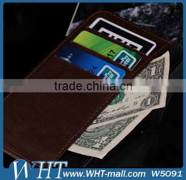 China Wholesale Mobile Accessory for Smartphone Leather Case for HTC One 2 M8