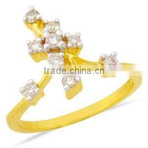 Gold Diamond Fashion Ring