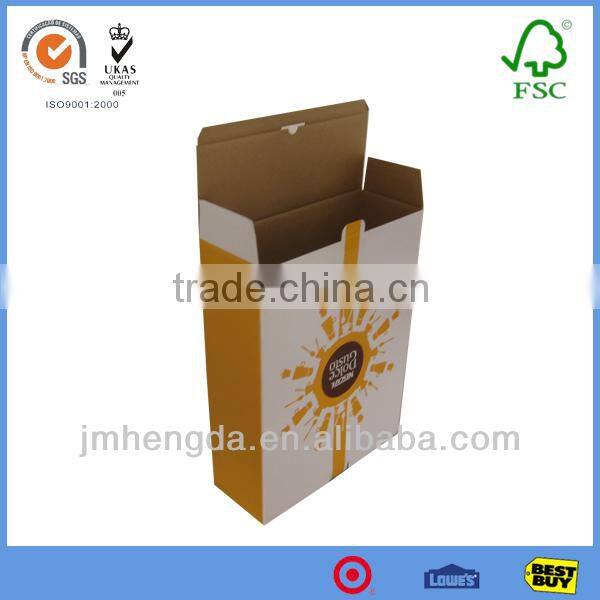 Fashion design ecofriendly cardboard boxes small with custom size