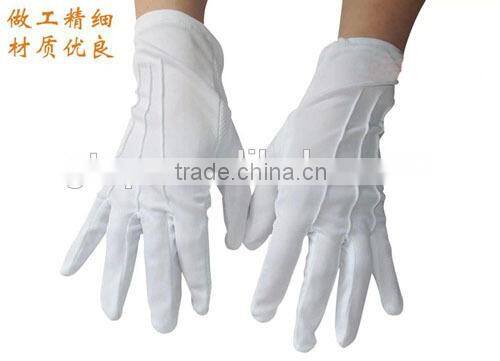white nylon glove 008