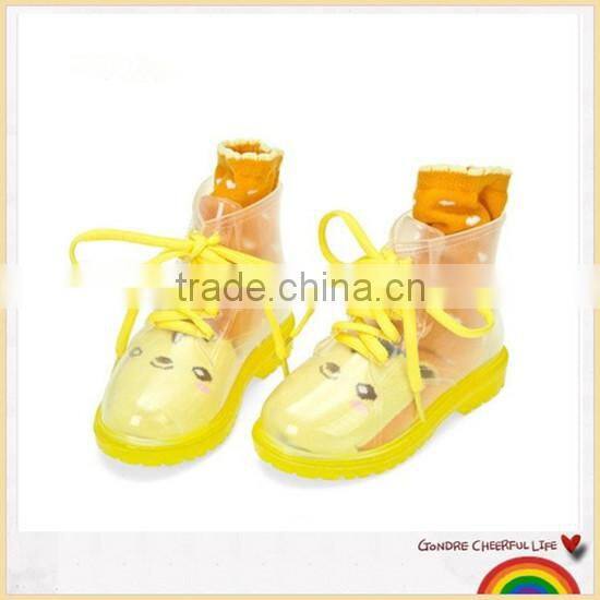 Kids jelly PVC rain boots