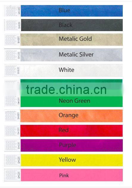 tyvek wristbands | tyvek made wristbands | tyvek event band | tyvek paper band
