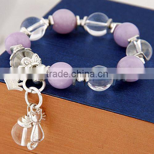 2015 fashion bracelet jewelry, bracelet for sale, crystal bead bracelet