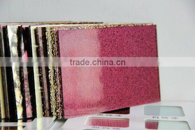 5MM Different color beautiful building glass