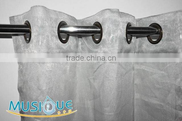 100% polyester voile sheer curtain