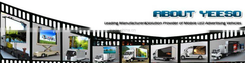 YEESO P10 LED truck and mobile video truck for outdoor advertising