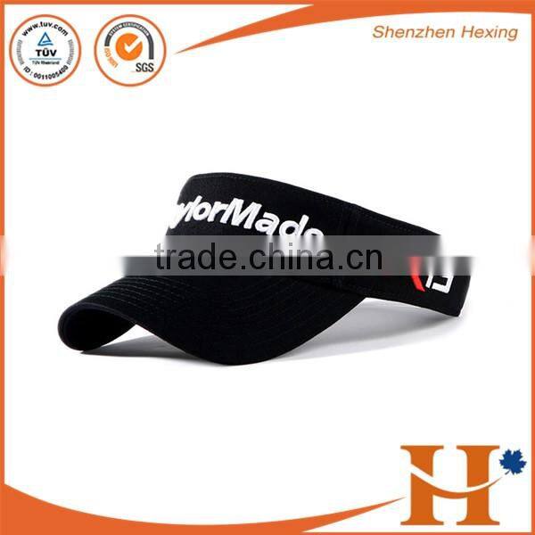 Cool fashion transparent visor cap wholesale golf visor hat