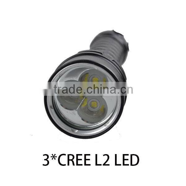 Rechargeable Magnetic Waterproof IP68 Powerful XML-L2 Scuba Torch Led Diving Underwater 100m Flashlight Military Quality