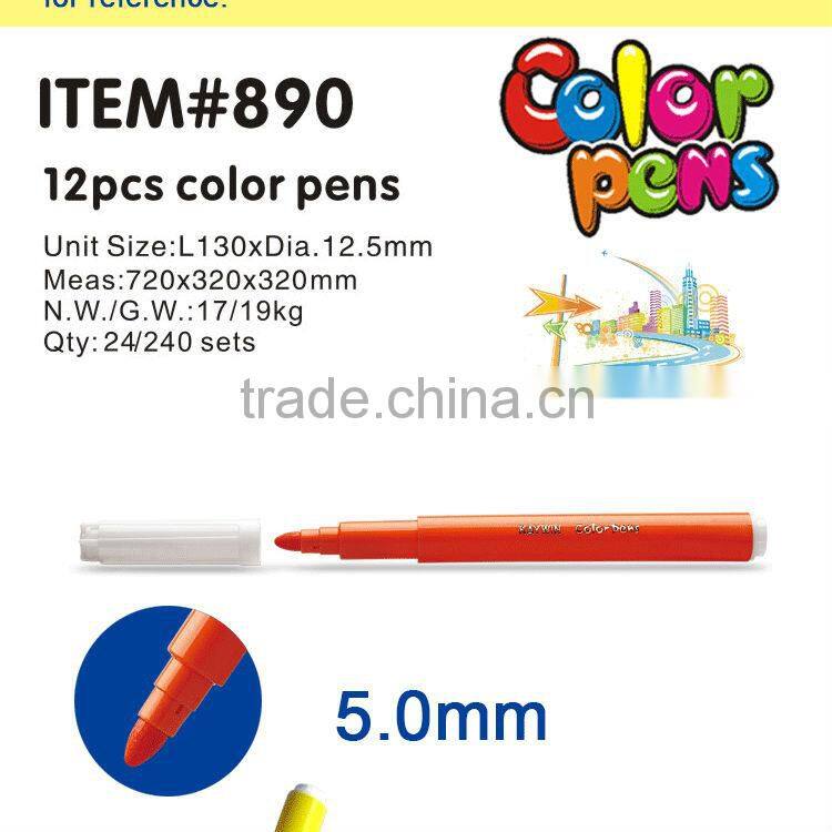 12pcs Water color pen item # 890