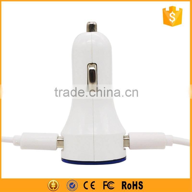 Wholesale Micro USB Car Charger 2 Port Adapter