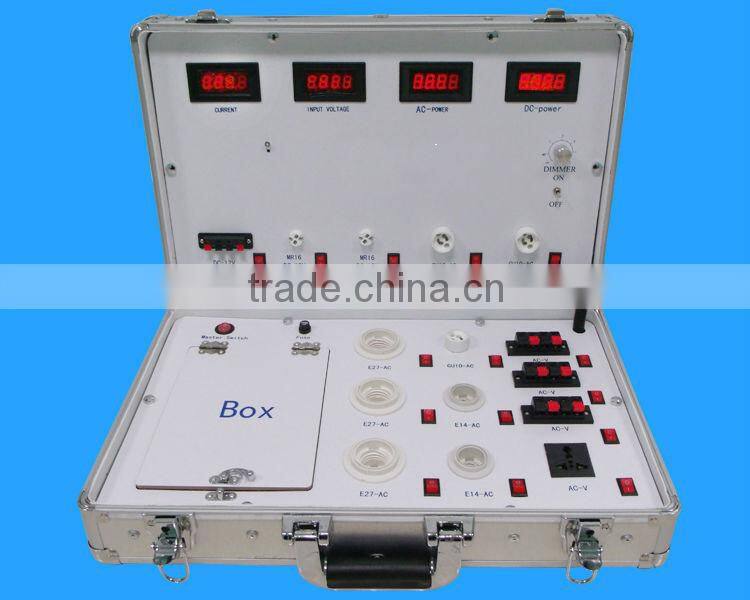 Portable Aluminum LED Demo Case Hot sale,mini demo box