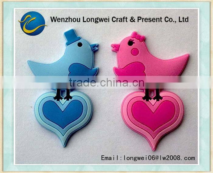 love bird refrigerator door magnet/cheap refrigerator magnets