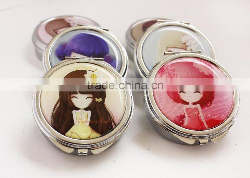 High Quality Personalized Round Metal Lockable Pill Box,ML301