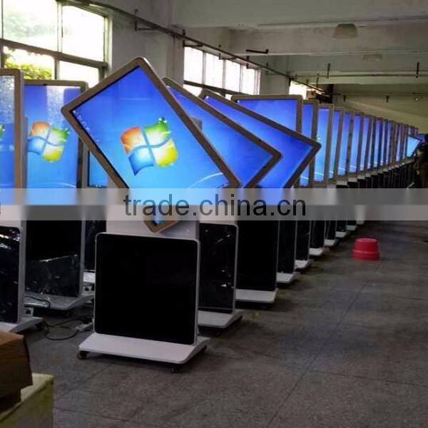 42 Inch Rotating advertising Kiosk Touch screen LCD Ad player