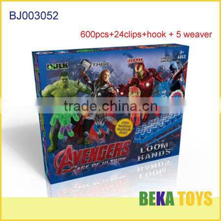 Fashion diy rubber loom bands make crazy loom bracelet